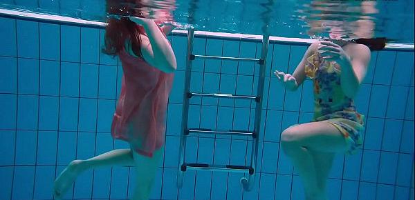  Liza and Alla underwater experience